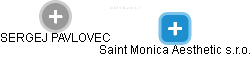 Saint Monica Aesthetic s.r.o. - náhled vizuálního zobrazení vztahů obchodního rejstříku
