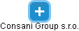 Consani Group s.r.o. - náhled vizuálního zobrazení vztahů obchodního rejstříku