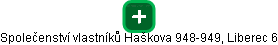 Společenství vlastníků Haškova 948-949, Liberec 6 - náhled vizuálního zobrazení vztahů obchodního rejstříku