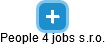 People 4 jobs s.r.o. - náhled vizuálního zobrazení vztahů obchodního rejstříku