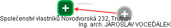 Společenství vlastníků Novodvorská 232, Trutnov - náhled vizuálního zobrazení vztahů obchodního rejstříku