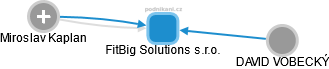 FitBig Solutions s.r.o. - náhled vizuálního zobrazení vztahů obchodního rejstříku