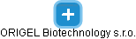 ORIGEL Biotechnology s.r.o. - náhled vizuálního zobrazení vztahů obchodního rejstříku