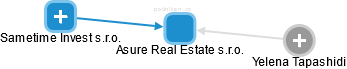 Asure Real Estate s.r.o. - náhled vizuálního zobrazení vztahů obchodního rejstříku