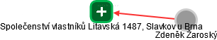 Společenství vlastníků Litavská 1487, Slavkov u Brna - náhled vizuálního zobrazení vztahů obchodního rejstříku