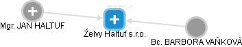 Želvy Haltuf s.r.o. - náhled vizuálního zobrazení vztahů obchodního rejstříku