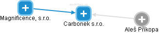 Carbonek s.r.o. - náhled vizuálního zobrazení vztahů obchodního rejstříku