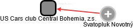 US Cars club Central Bohemia, z.s. - náhled vizuálního zobrazení vztahů obchodního rejstříku