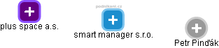 smart manager s.r.o. - náhled vizuálního zobrazení vztahů obchodního rejstříku