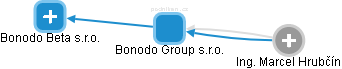Bonodo Group s.r.o. - náhled vizuálního zobrazení vztahů obchodního rejstříku