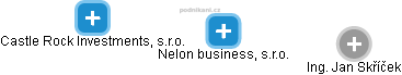 Nelon business, s.r.o. - náhled vizuálního zobrazení vztahů obchodního rejstříku