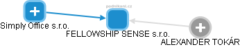 FELLOWSHIP SENSE s.r.o. - náhled vizuálního zobrazení vztahů obchodního rejstříku
