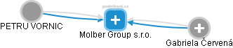 Molber Group s.r.o. - náhled vizuálního zobrazení vztahů obchodního rejstříku