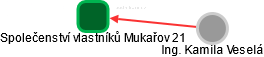 Společenství vlastníků Mukařov 21 - náhled vizuálního zobrazení vztahů obchodního rejstříku