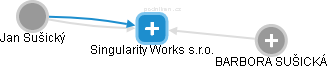 Singularity Works s.r.o. - náhled vizuálního zobrazení vztahů obchodního rejstříku