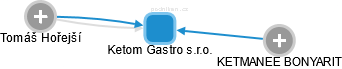 Ketom Gastro s.r.o. - náhled vizuálního zobrazení vztahů obchodního rejstříku