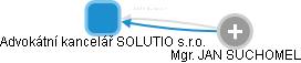 Advokátní kancelář SOLUTIO s.r.o. - náhled vizuálního zobrazení vztahů obchodního rejstříku