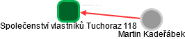 Společenství vlastníků Tuchoraz 118 - náhled vizuálního zobrazení vztahů obchodního rejstříku