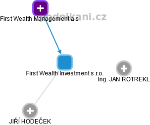 First Wealth Investment s.r.o. - náhled vizuálního zobrazení vztahů obchodního rejstříku