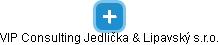 VIP Consulting Jedlička & Lipavský s.r.o. - náhled vizuálního zobrazení vztahů obchodního rejstříku