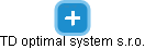 TD optimal system s.r.o. - náhled vizuálního zobrazení vztahů obchodního rejstříku