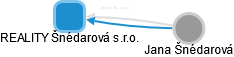 REALITY Šnédarová s.r.o. - náhled vizuálního zobrazení vztahů obchodního rejstříku