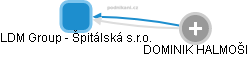 LDM Group - Špitálská s.r.o. - náhled vizuálního zobrazení vztahů obchodního rejstříku