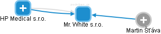 Mr. White s.r.o. - náhled vizuálního zobrazení vztahů obchodního rejstříku