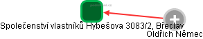 Společenství vlastníků Hybešova 3083/2, Břeclav - náhled vizuálního zobrazení vztahů obchodního rejstříku