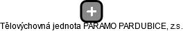 Tělovýchovná jednota PARAMO PARDUBICE, z.s. - náhled vizuálního zobrazení vztahů obchodního rejstříku