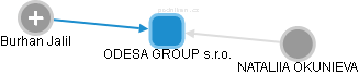 ODESA GROUP s.r.o. - náhled vizuálního zobrazení vztahů obchodního rejstříku