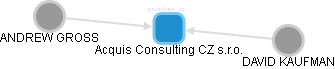 Acquis Consulting CZ s.r.o. - náhled vizuálního zobrazení vztahů obchodního rejstříku