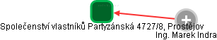 Společenství vlastníků Partyzánská 4727/8, Prostějov - náhled vizuálního zobrazení vztahů obchodního rejstříku