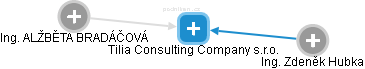 Tilia Consulting Company s.r.o. - náhled vizuálního zobrazení vztahů obchodního rejstříku
