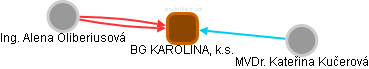 BG KAROLINA, k.s. - náhled vizuálního zobrazení vztahů obchodního rejstříku