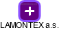 LAMONTEX a.s. - náhled vizuálního zobrazení vztahů obchodního rejstříku