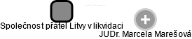 Společnost přátel Litvy v likvidaci - náhled vizuálního zobrazení vztahů obchodního rejstříku
