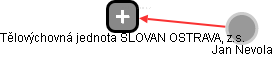 Tělovýchovná jednota SLOVAN OSTRAVA, z.s. - náhled vizuálního zobrazení vztahů obchodního rejstříku