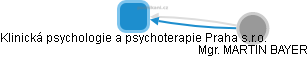 Klinická psychologie a psychoterapie Praha s.r.o. - náhled vizuálního zobrazení vztahů obchodního rejstříku