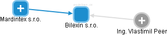 Bilexin s.r.o. - náhled vizuálního zobrazení vztahů obchodního rejstříku