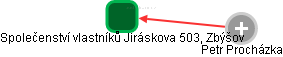 Společenství vlastníků Jiráskova 503, Zbýšov - náhled vizuálního zobrazení vztahů obchodního rejstříku
