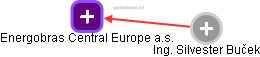 Energobras Central Europe a.s. - náhled vizuálního zobrazení vztahů obchodního rejstříku