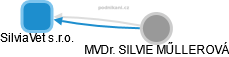 SilviaVet s.r.o. - náhled vizuálního zobrazení vztahů obchodního rejstříku