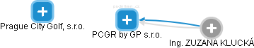 PCGR by GP s.r.o. - náhled vizuálního zobrazení vztahů obchodního rejstříku