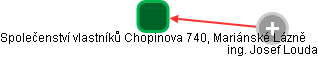Společenství vlastníků Chopinova 740, Mariánské Lázně - náhled vizuálního zobrazení vztahů obchodního rejstříku