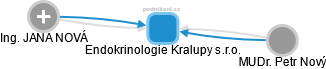 Endokrinologie Kralupy s.r.o. - náhled vizuálního zobrazení vztahů obchodního rejstříku
