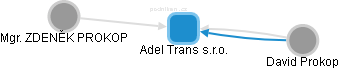 Adel Trans s.r.o. - náhled vizuálního zobrazení vztahů obchodního rejstříku