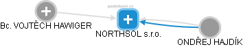 NORTHSOL s.r.o. - náhled vizuálního zobrazení vztahů obchodního rejstříku
