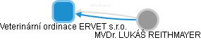 Veterinární ordinace ERVET s.r.o. - náhled vizuálního zobrazení vztahů obchodního rejstříku