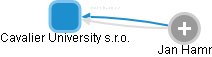 Cavalier University s.r.o. - náhled vizuálního zobrazení vztahů obchodního rejstříku